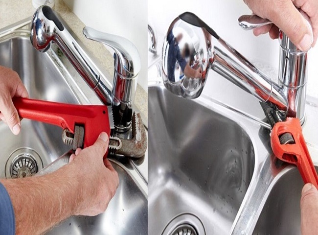 Xử lý vòi nước lavabo chảy yếu