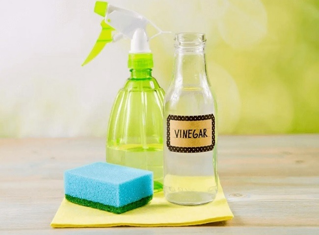 Xử lý rêu trong ống nước bằng giấm