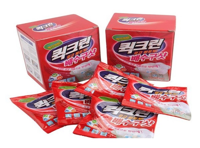 Xử lý rêu trong ống nước bằng bột thông cống